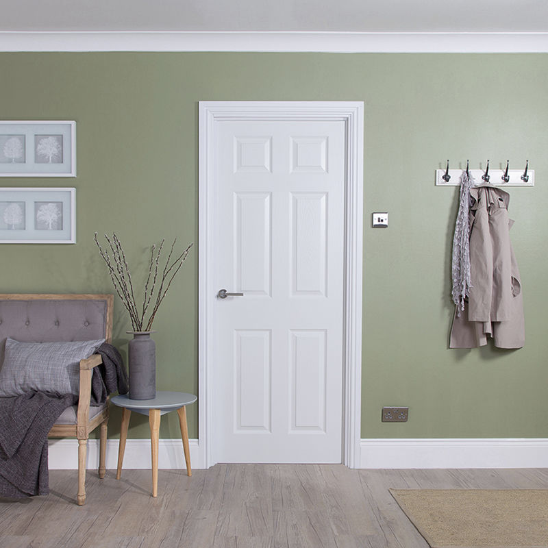 Interior Door Swing Mdf Fire Rated Bostonian 6 Panel