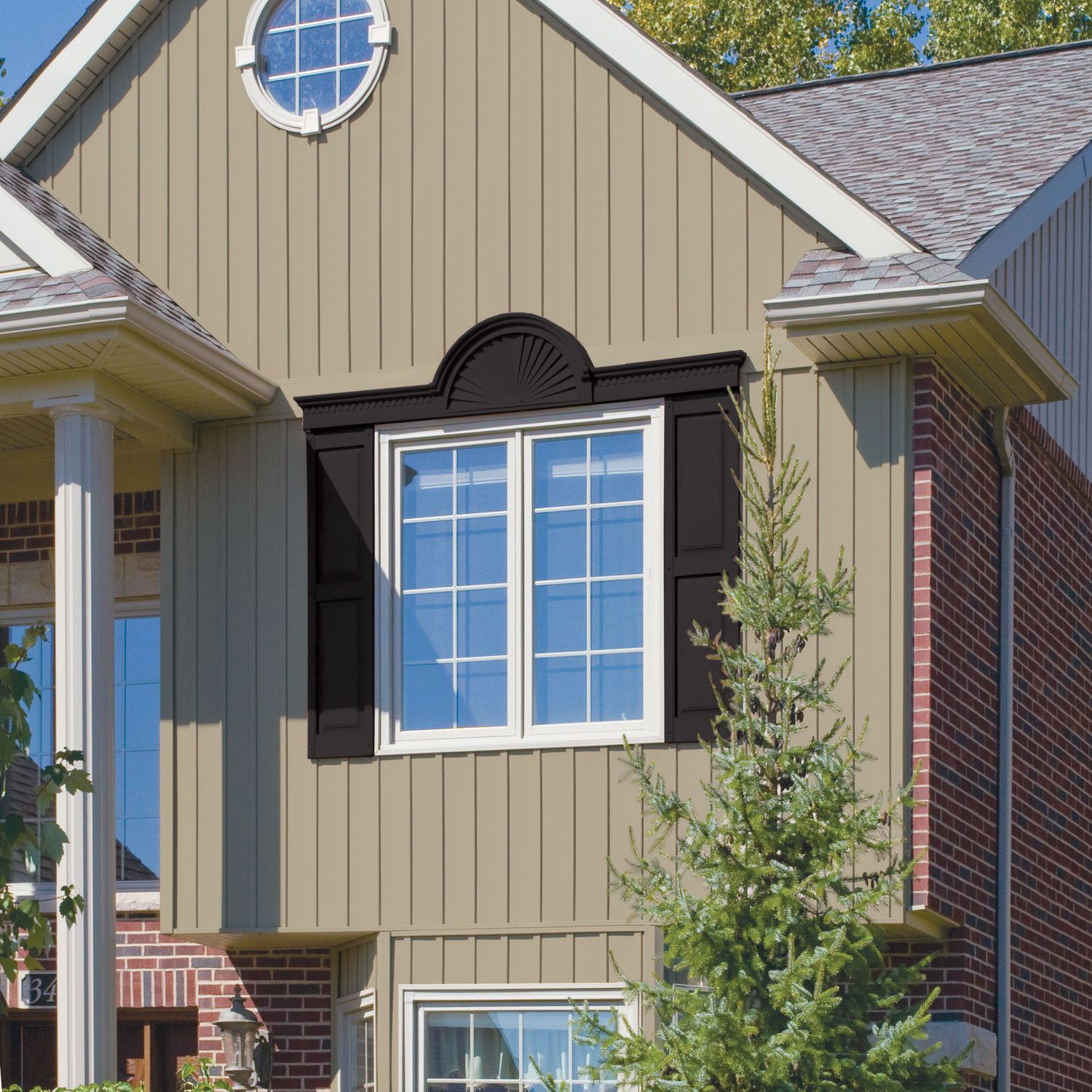 Swing shutter KAYCAN vinyl / window / louvered