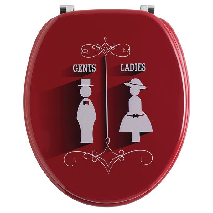 Wooden toilet seat GENT LADIES WIRQUIN