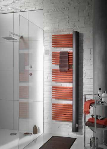 Hot water towel radiator - CLIPPER - AUC - ACOVA - contemporary / metal ...