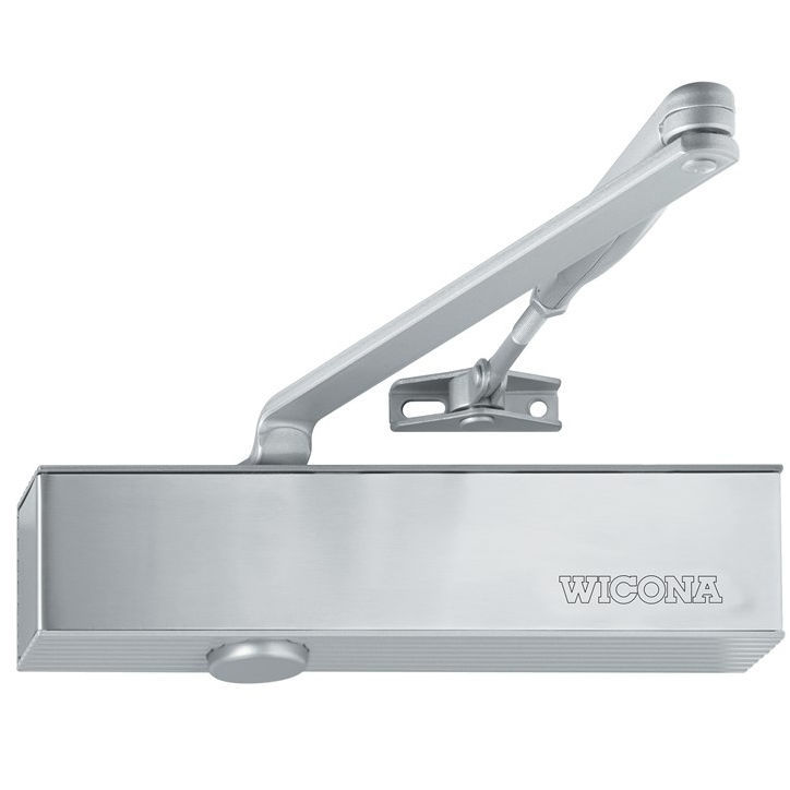 Swing door self-closing mechanism - WICONA - swing / emergency exit ...