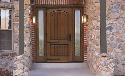 Entry Door Swing Fibergl Clic Craft Rustic Therma Tru Entry Door Swing Fibergl