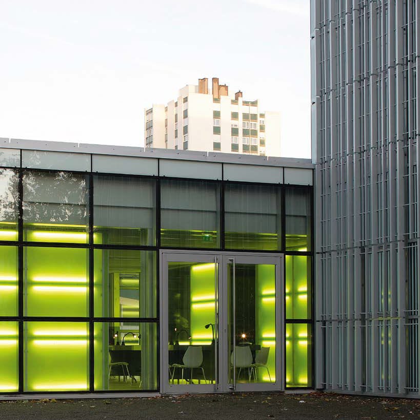 Entry door TITANE TECHNAL glass / aluminum / swing