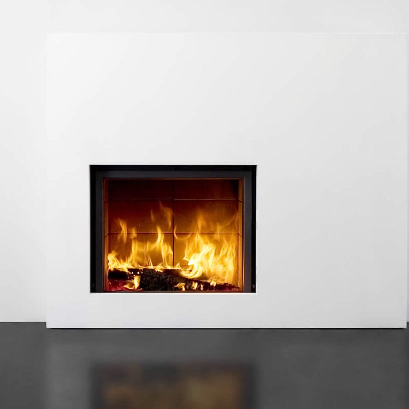 Closed wood hearth - 21-85 - Stûv - 1-sided / metal / with retractable door