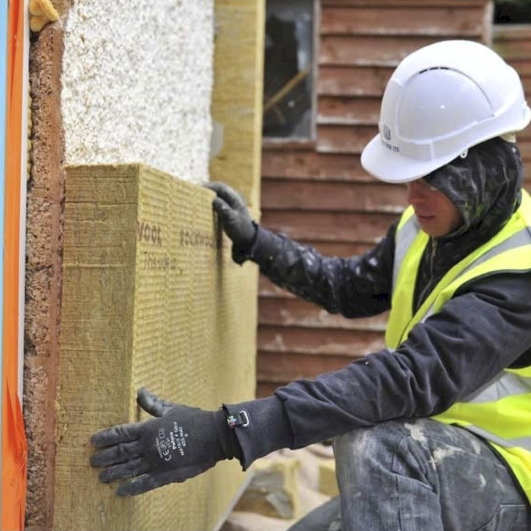 Thermal-acoustic insulation - EWI SLAB - ROCKWOOL - stone wool / rigid ...