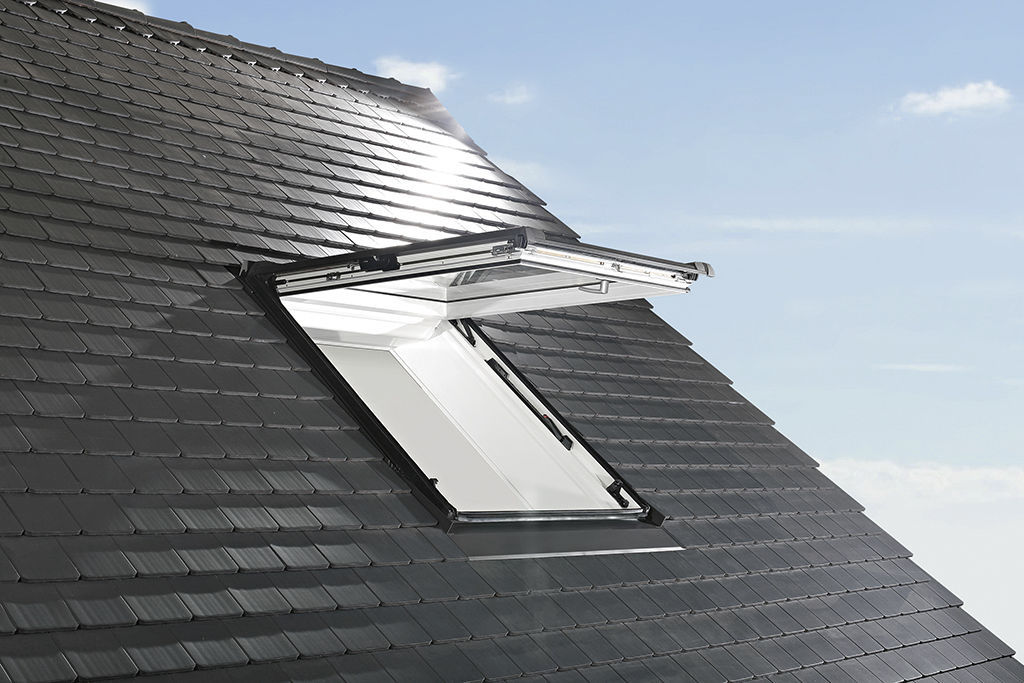 Projection Roof Window Designo R8 Roto Frank Wooden Pvc Double Glazed
