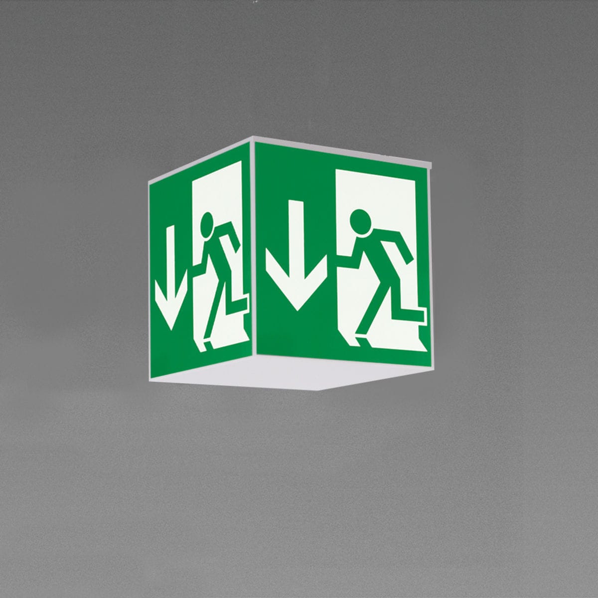 Ceiling emergency light CUBO SAVE REGENT LIGHTING hanging