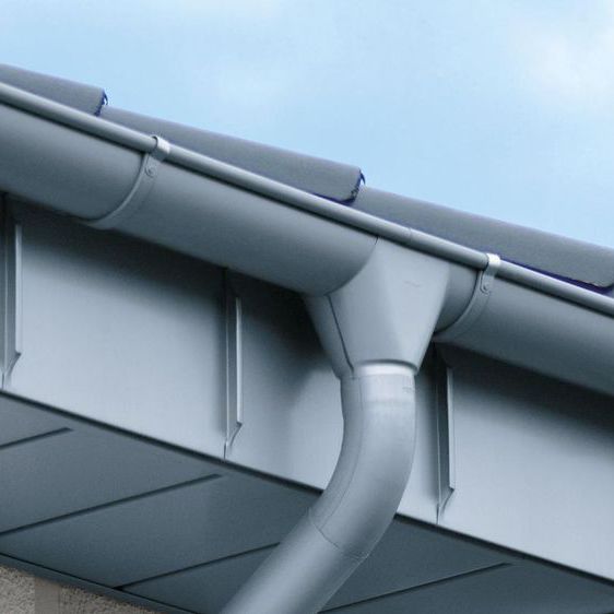 Zinc Roof Gutter - Rheinzink - Semicircular   Maintenance-free