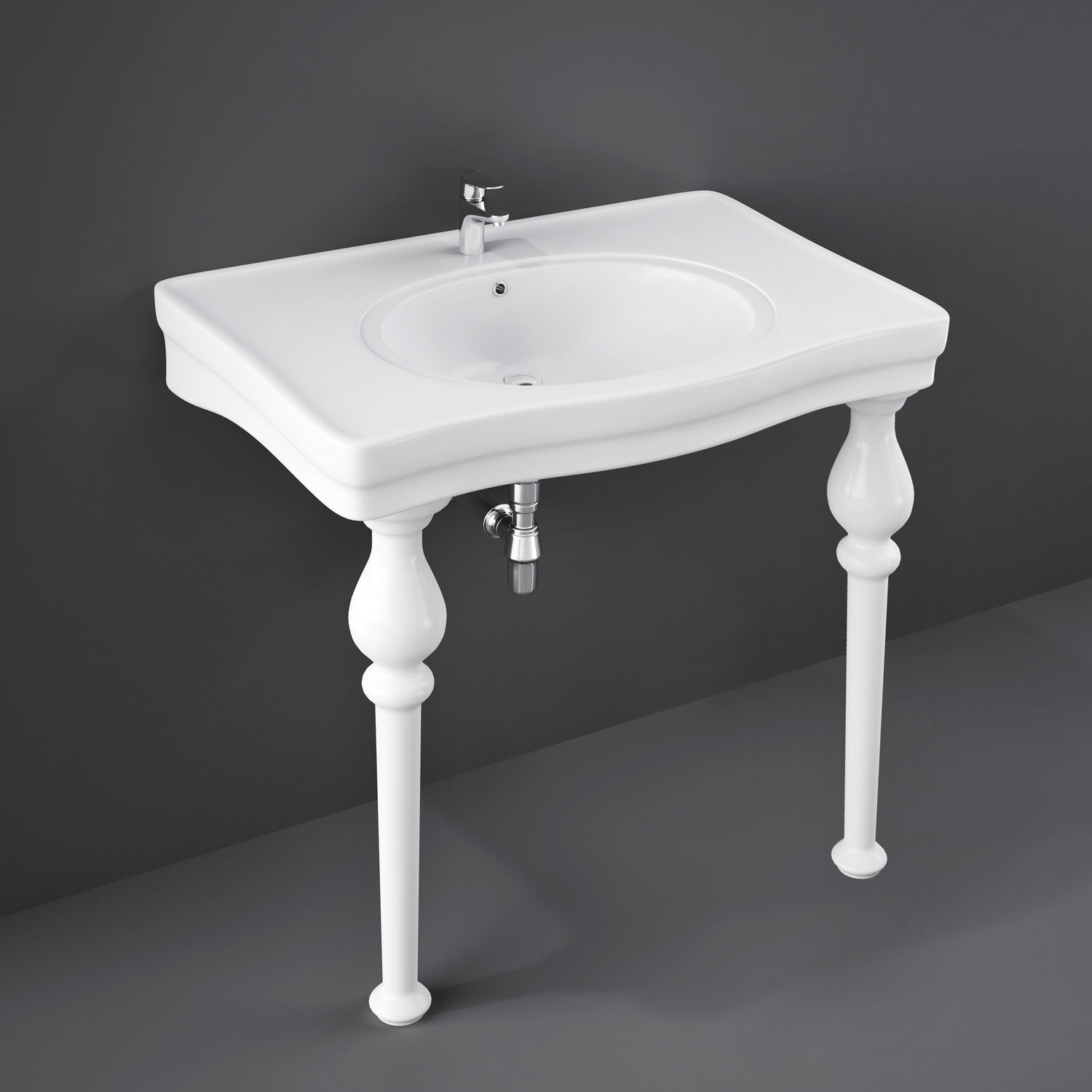 Countertop washbasin RAKWashington RAK Ceramics ceramic / oval