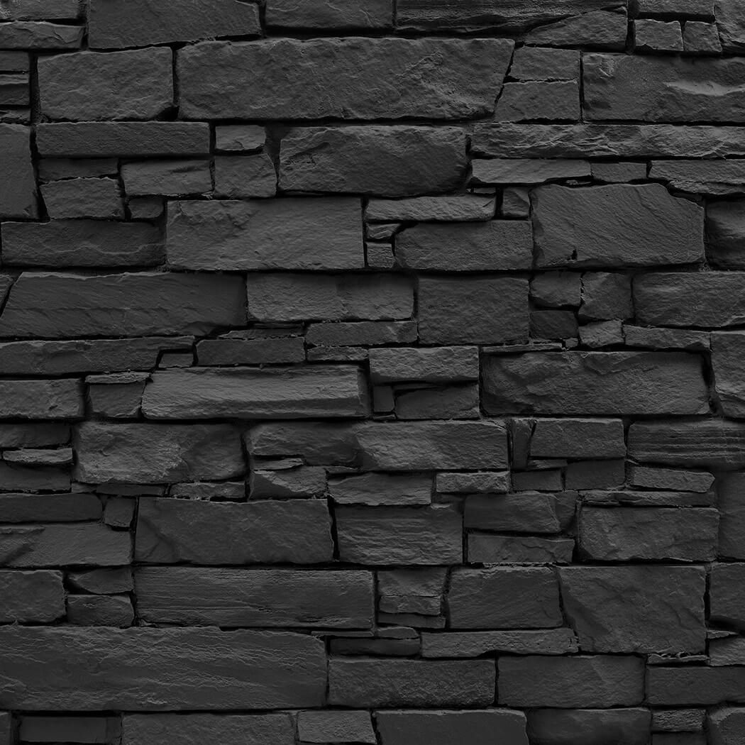 Polyester decorative panel - NAVARRETE STONE BLACK - MSD Panels ...