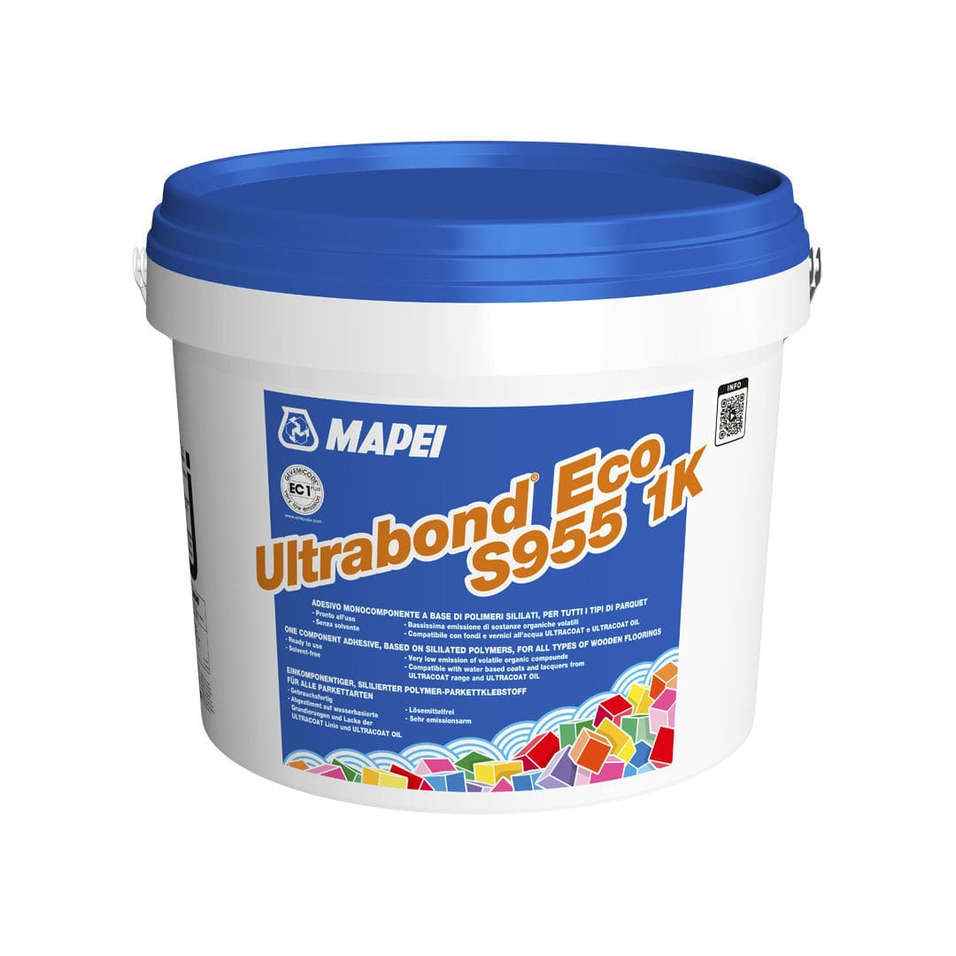 Polymer Based Glue Ultrabond Eco S955 1k Mapei For Wood For Floor Solvent Free