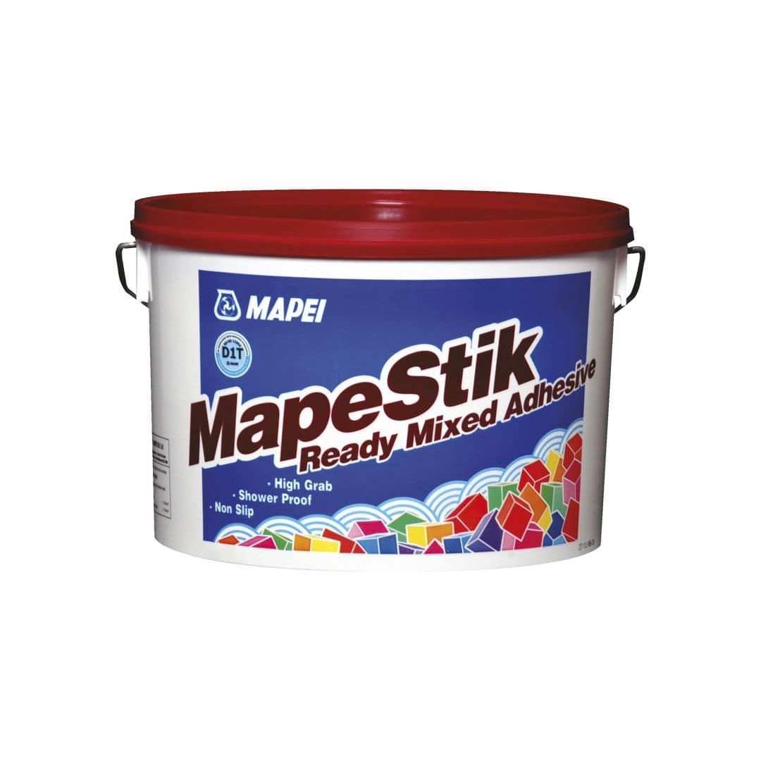 Jointing adhesive paste - MAPESTIK - MAPEI - resin / plaster / for cement