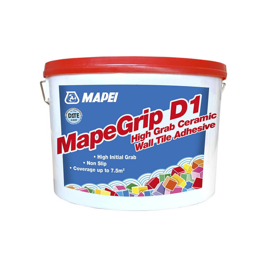 Jointing adhesive paste MAPEGRIP D1 MAPEI synthetic rubber / for