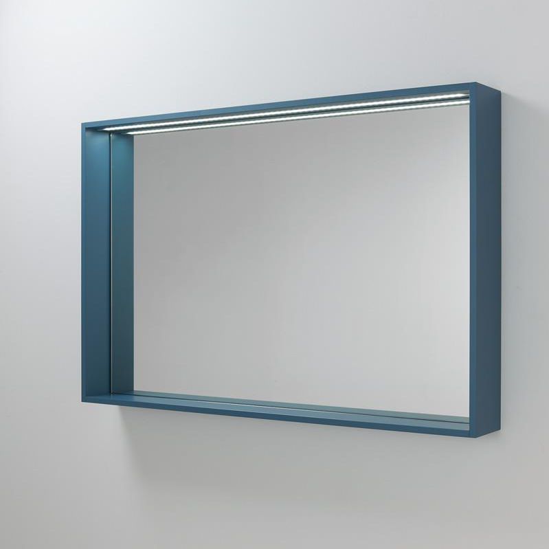 Wall Mounted Mirror Illuminated With Shelf
