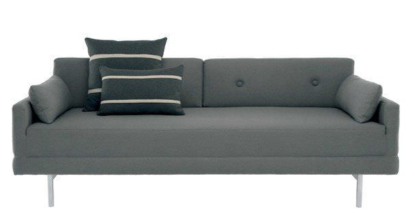 Sofa Bed One Night Stand Blu Dot Contemporary Fabric Brown Sofa Bed One Night Stand Blu Dot