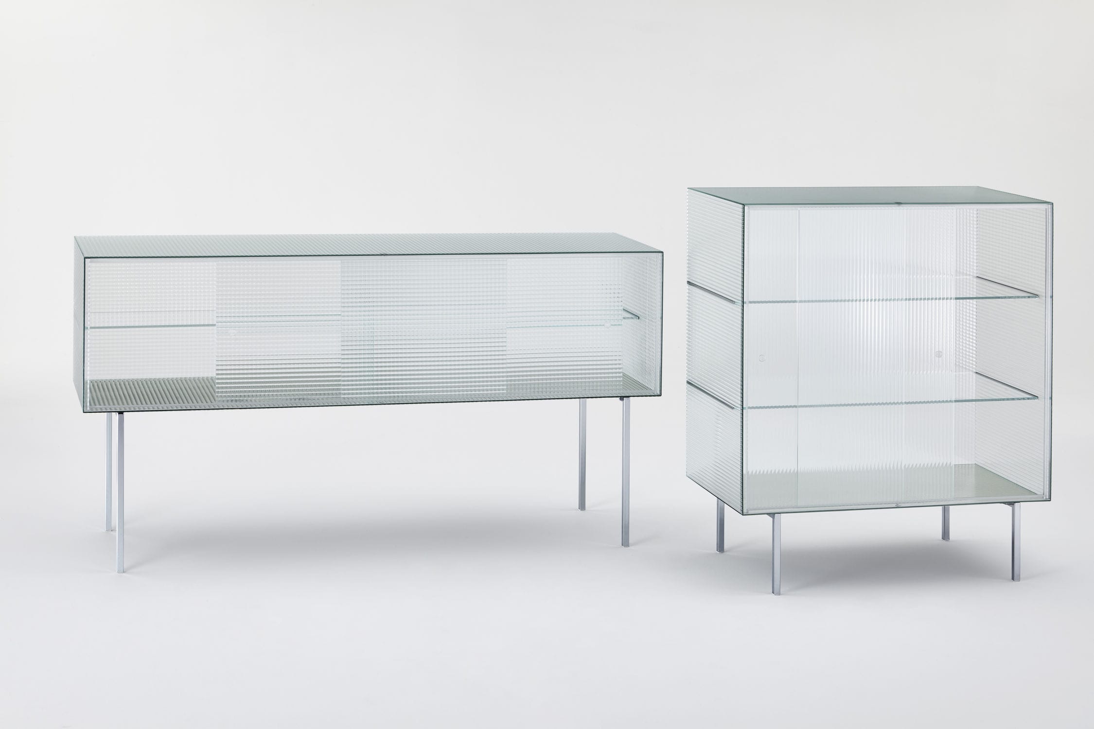 Contemporary sideboard - COMMODORE - GLAS ITALIA