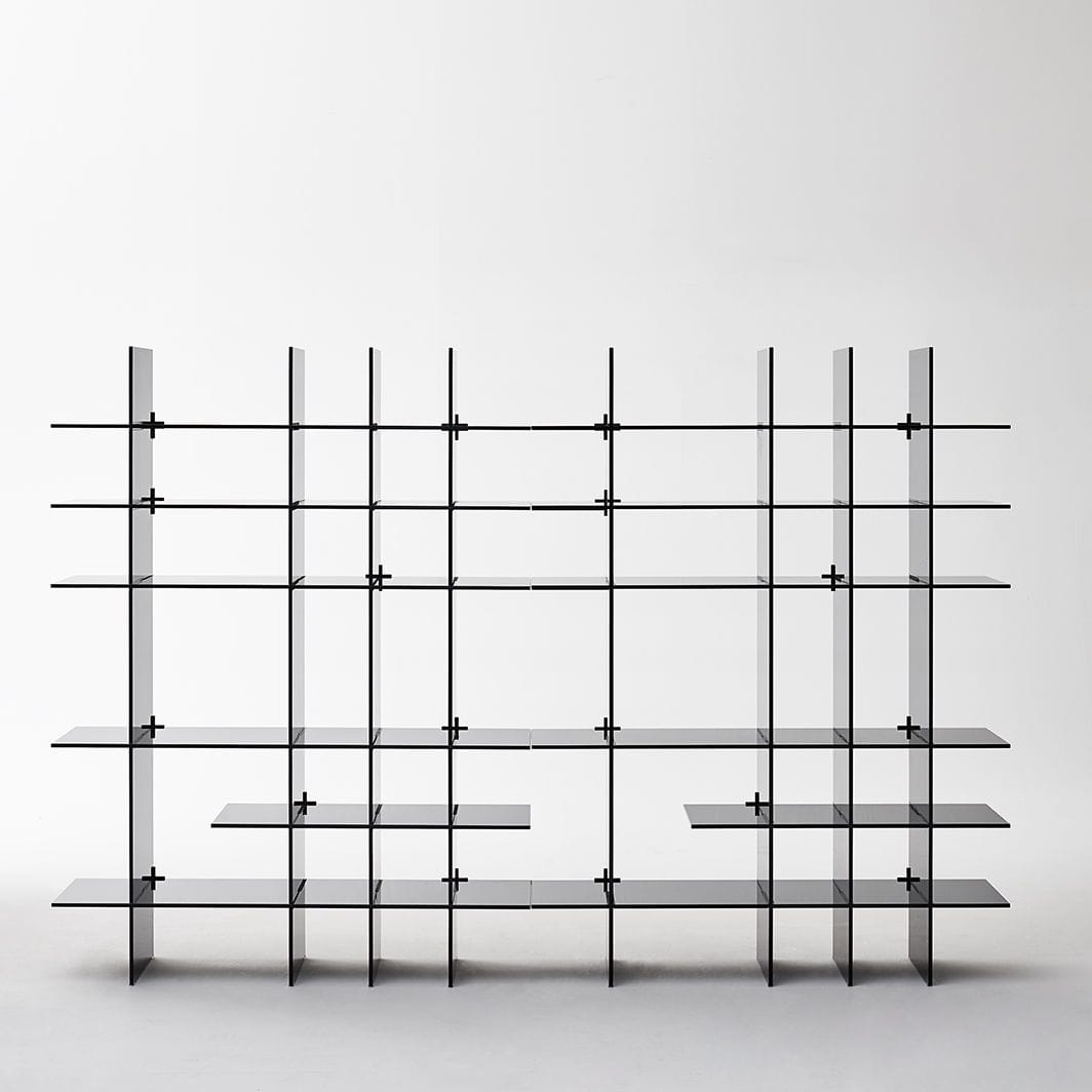 Modular shelf AMIVERRE GLAS ITALIA contemporary / glass / by