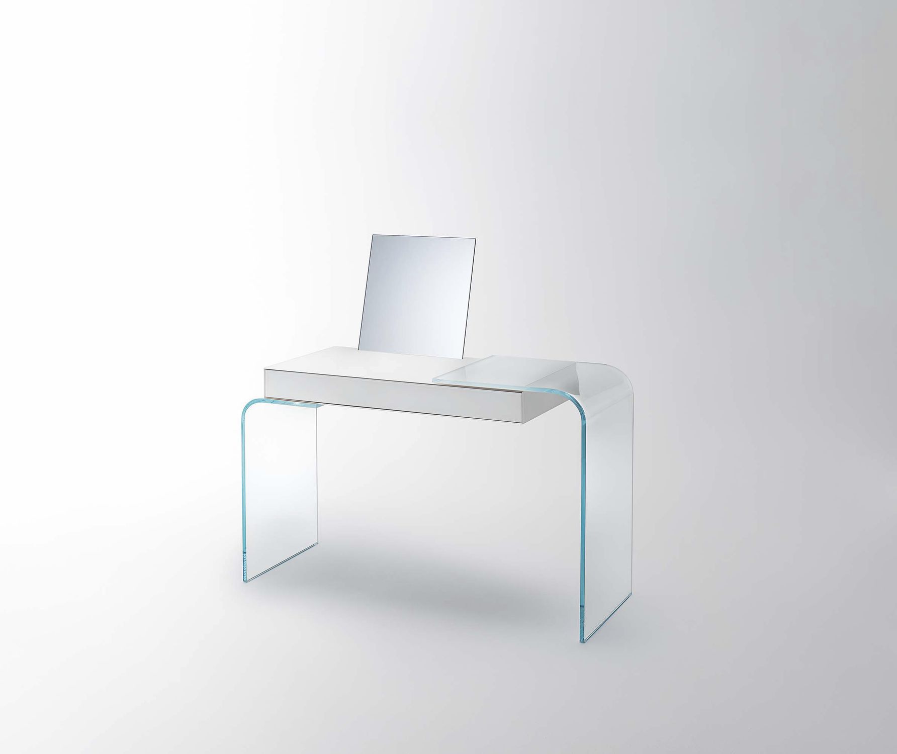 Glass Desk Strata Glas Italia Contemporary Contract