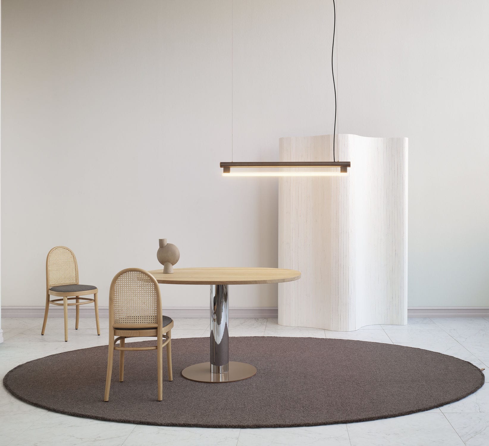 Contemporary rug - LOOP MELANGE - KASTHALL - plain / polyester ...