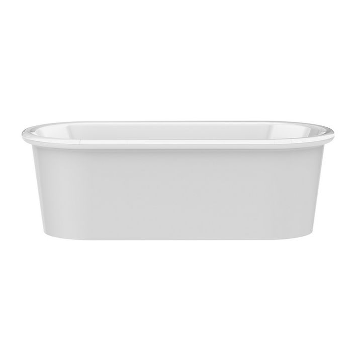 Oval bathtub LB 8641 LEFROY BROOKS freestanding / double / marble