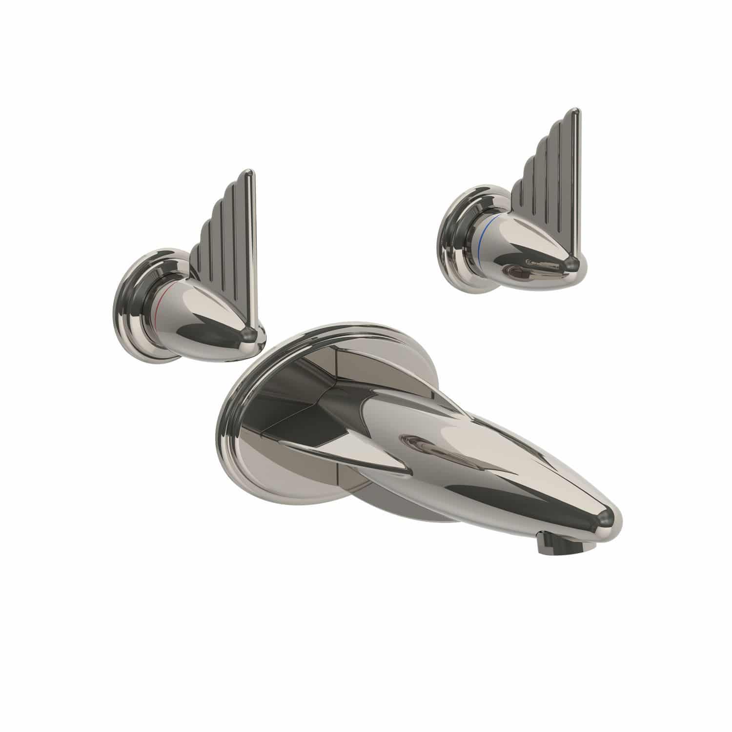 Bathtub mixer tap RL 1172 LEFROY BROOKS wallmounted / nickel