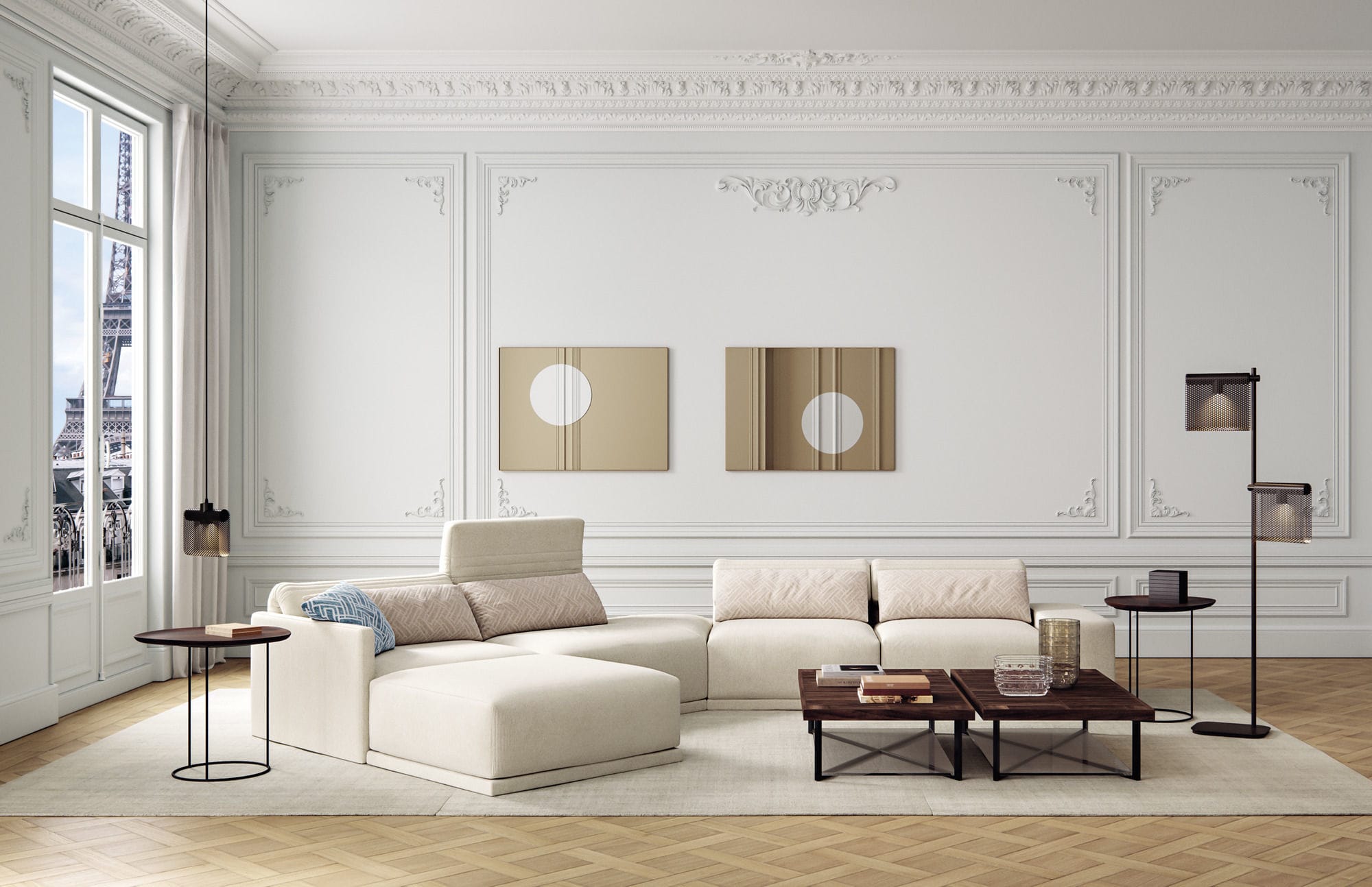 ligne roset ブラウンオットマン ligne roset リーン・ロゼ ROSETTogo ロゼトーゴ パフ