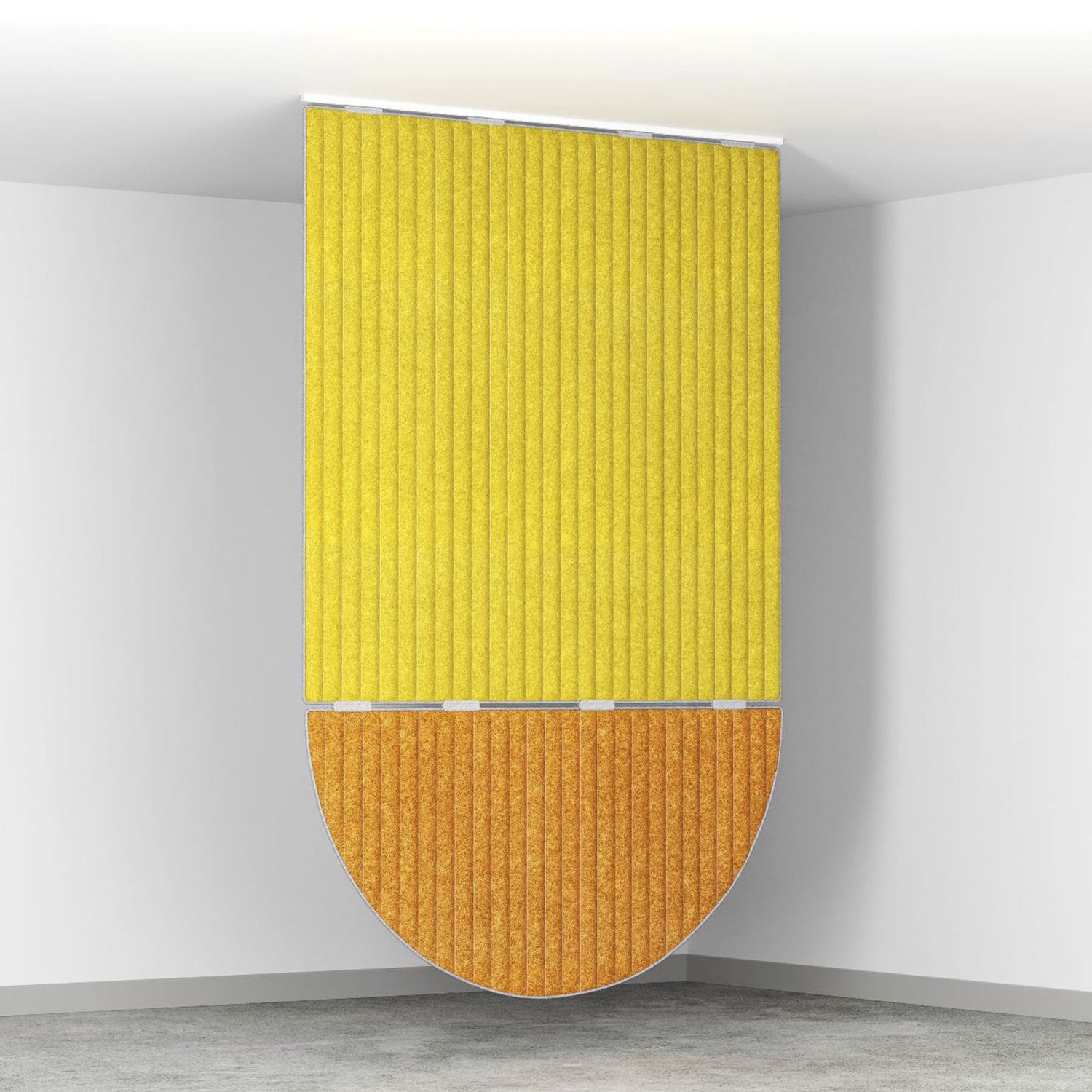 PET Room Divider QuiltForms 54 Half Circle MIO Recycled Plastic 