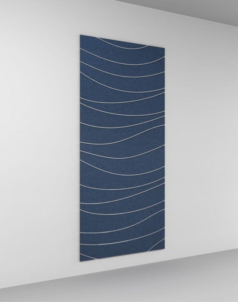 Acoustic wall panel - Hush Stack - 3Form - felt / rectangular / textured