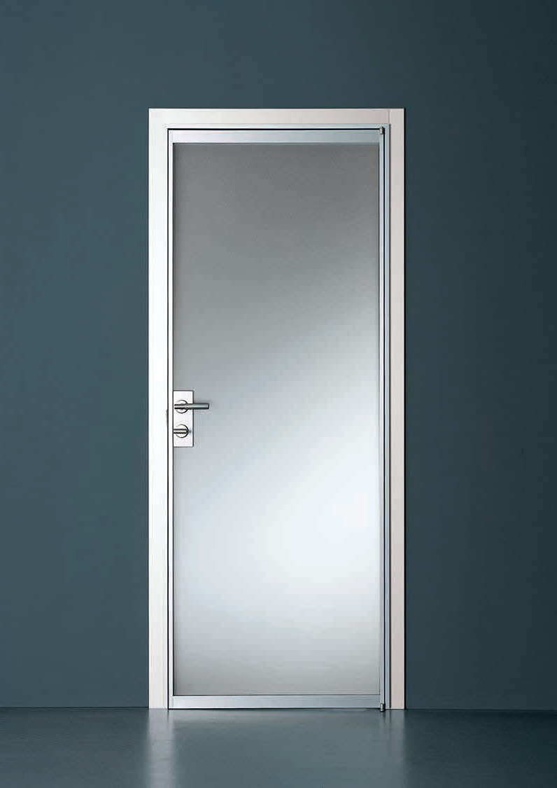 Interior Door Swing Wooden Glass Planus Uno By Antonio