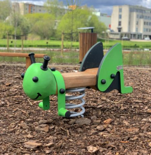 Grasshopper spring rocker - 13016 - Lars Laj - galvanised steel ...