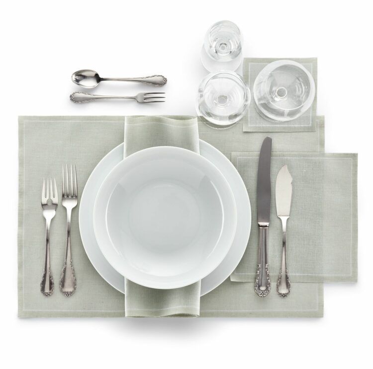 Linen placemat - IL4532-L-R05N series - TEXIA SEAMLESS - cotton ...