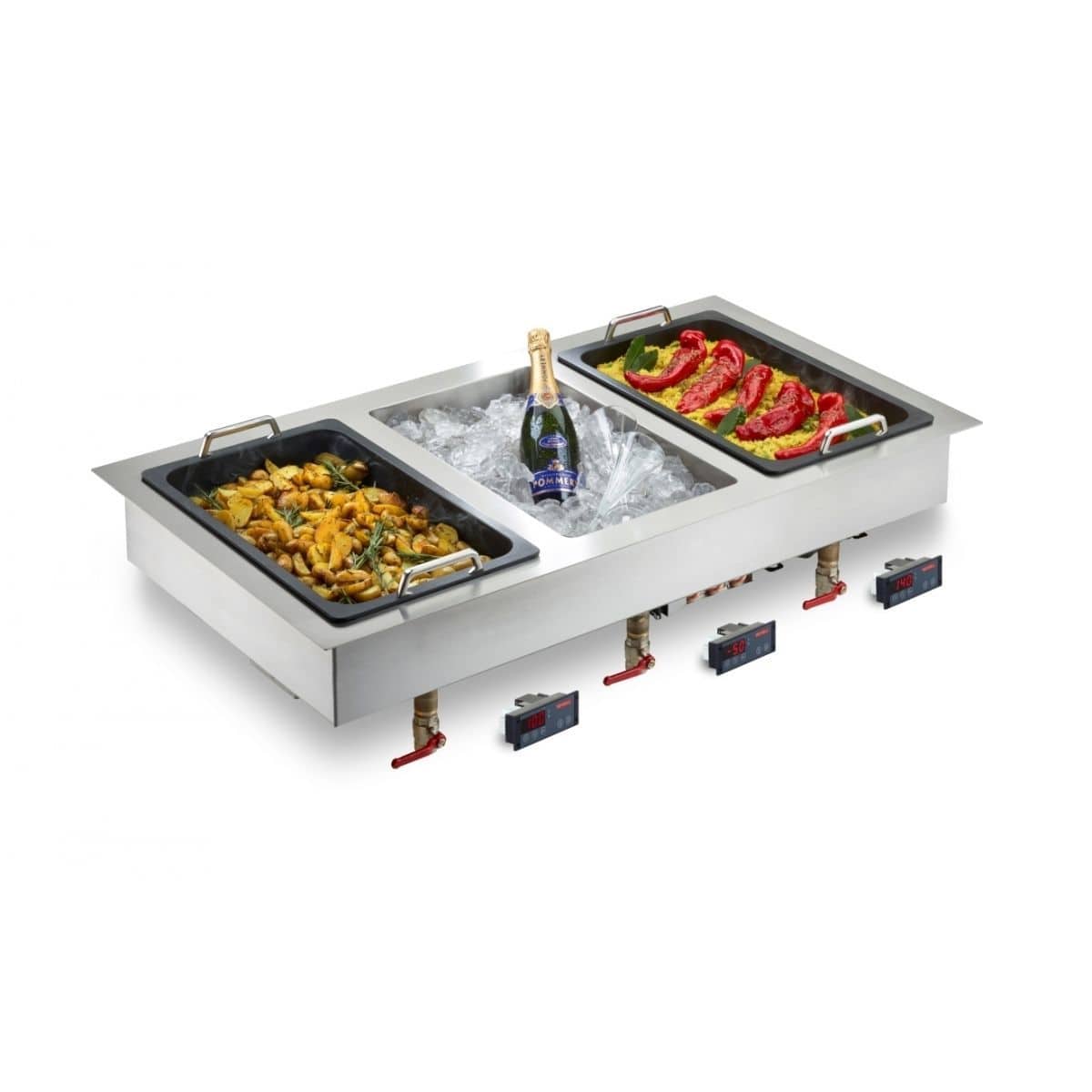 Commercial stainless steel food tray CW 330 SCHOLL APPARATEBAU GMBH
