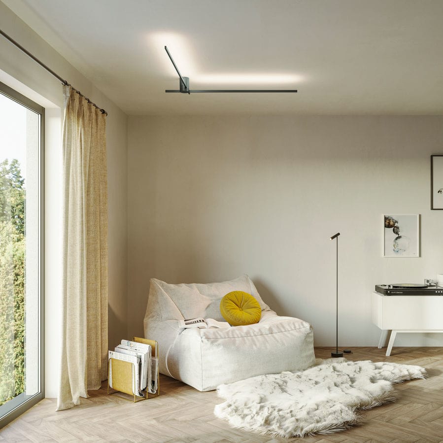 Contemporary ceiling light - FIL SPIN 1.0 - Wever & Ducré BV - aluminum ...