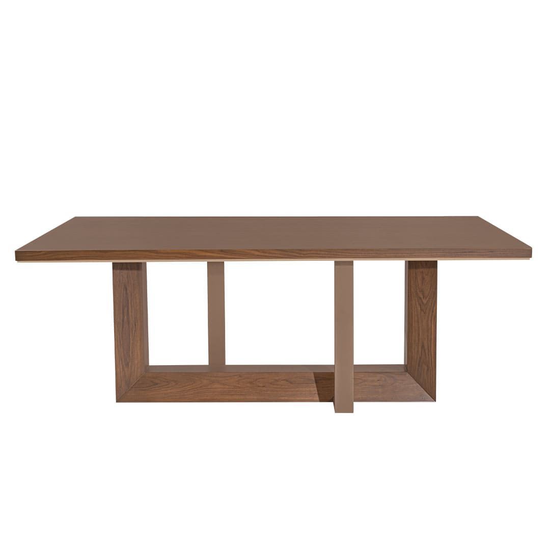 Contemporary dining table Sacramento NDESIGN wood veneer / wood