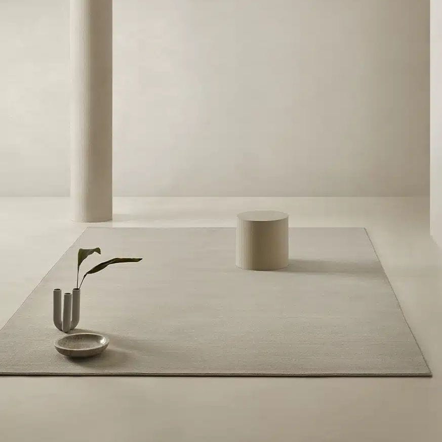 Organic design rug - VEGA STELLAR - Rols Carpets - plain / wool ...