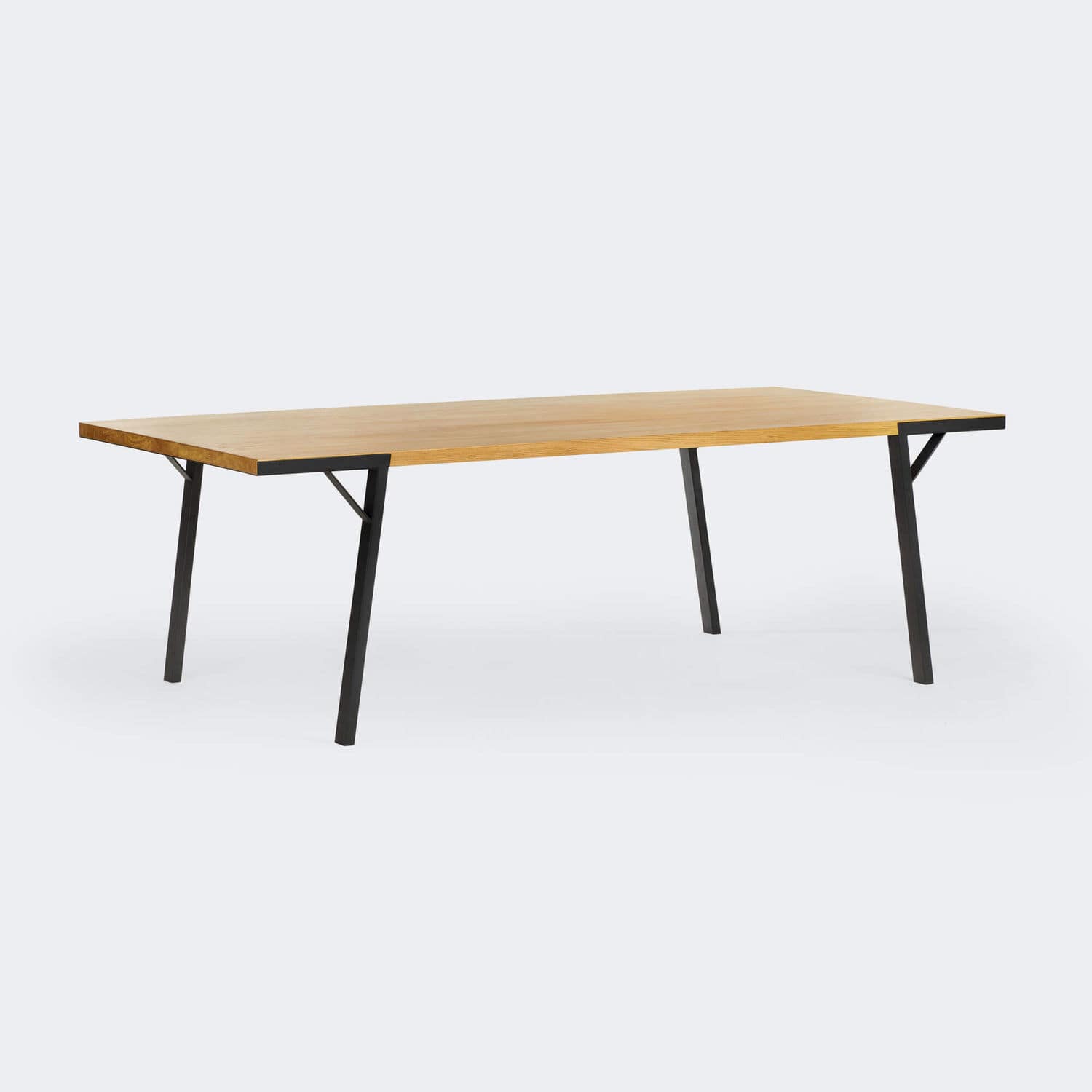 Contemporary dining table FRAME Milla & Milli walnut / oak