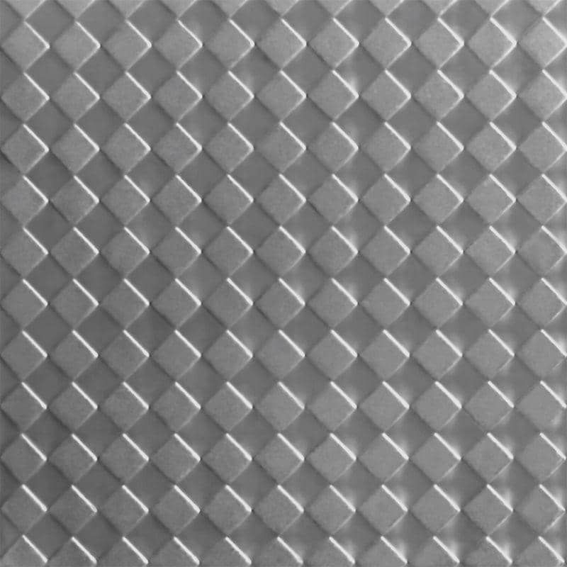 Patterned metal sheet RHOMBOIDS Rimex stainless steel / textured