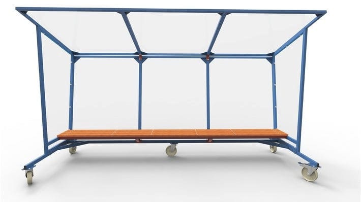 8 person team shelter - 1010563 - Nordic Sport - steel / plastic / wooden