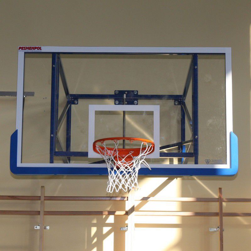Metal basketball backboard 111 Pesmenpol acrylic / rectangular
