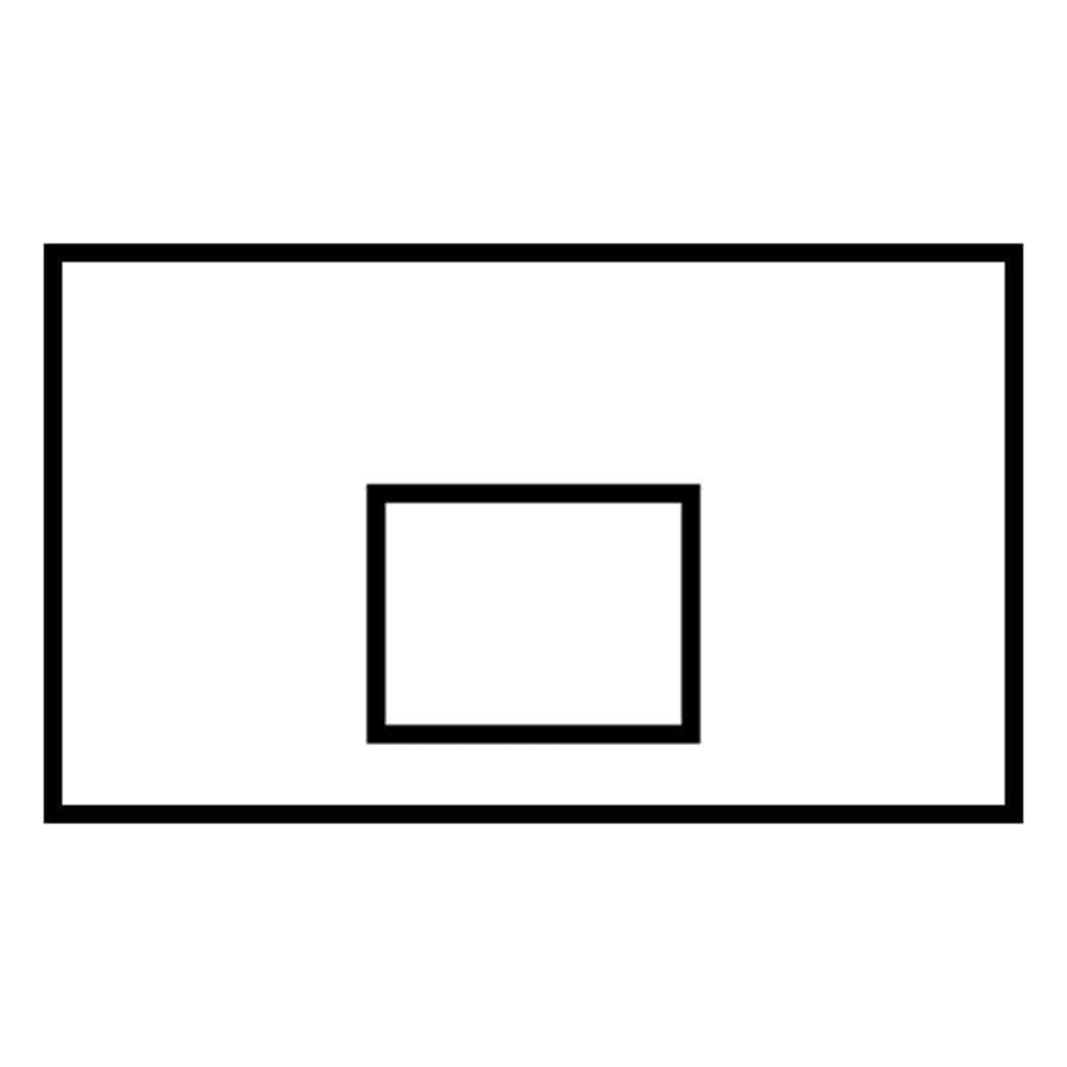 Fiberglass basketball backboard 1611871 Schelde Sports