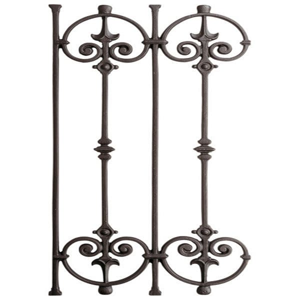 Cast iron railing ER019 irollo srl balustrade / outdoor / indoor