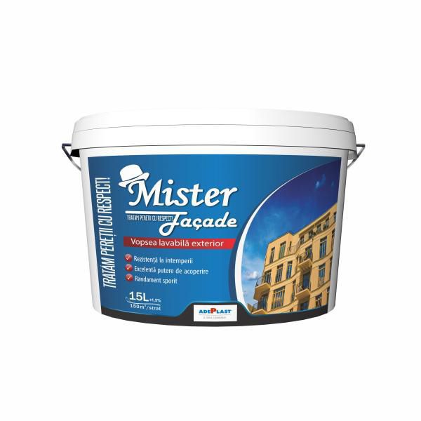 Weatherresistant paint MISTER FA AdePlast protective / outdoor