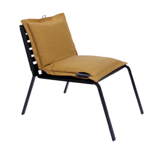Chair heated cushion LOUNGE CUCHÖT outdoor / exterior / rectangular