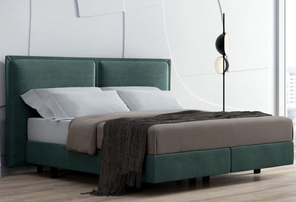 Double bed - Swissflex® Box uni 22 bridge® - Swissflex - contemporary ...