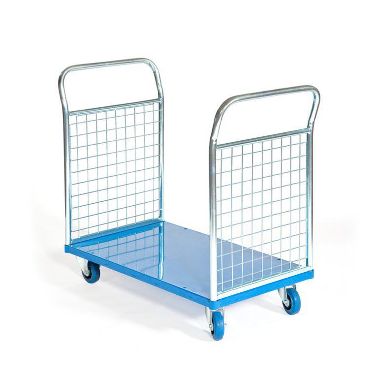 Linen trolley - CCM - QUATRO S.R.L. - commercial / customizable / zinc ...