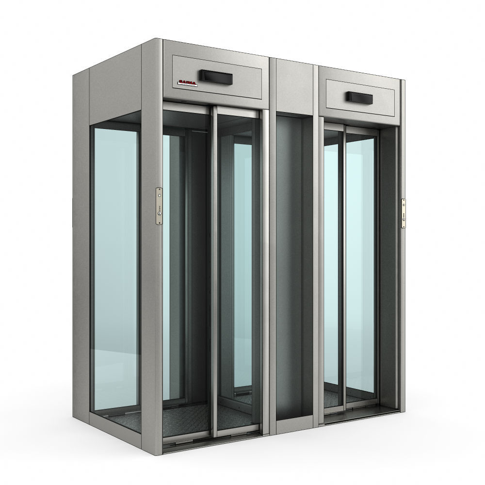 Access control security interlocking door - SecurTransLock - Saima ...