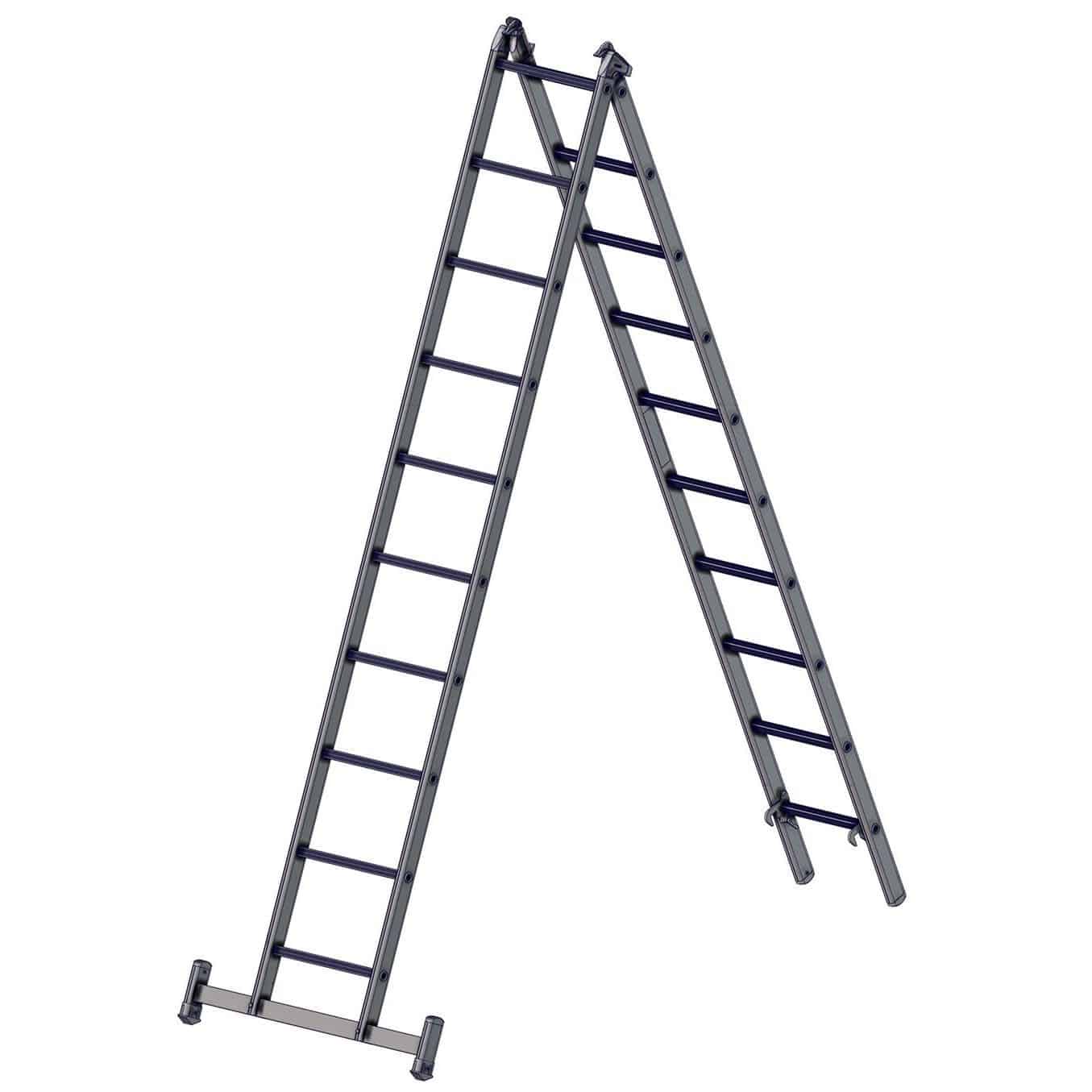 Work ladder - T2A - FORTAL - folding / sliding / leaning