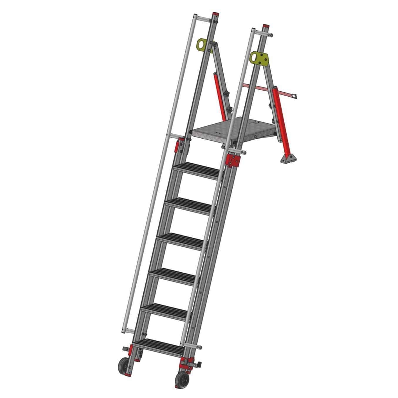 Work ladder - F0911000 series - FORTAL - sliding / leaning / fixed