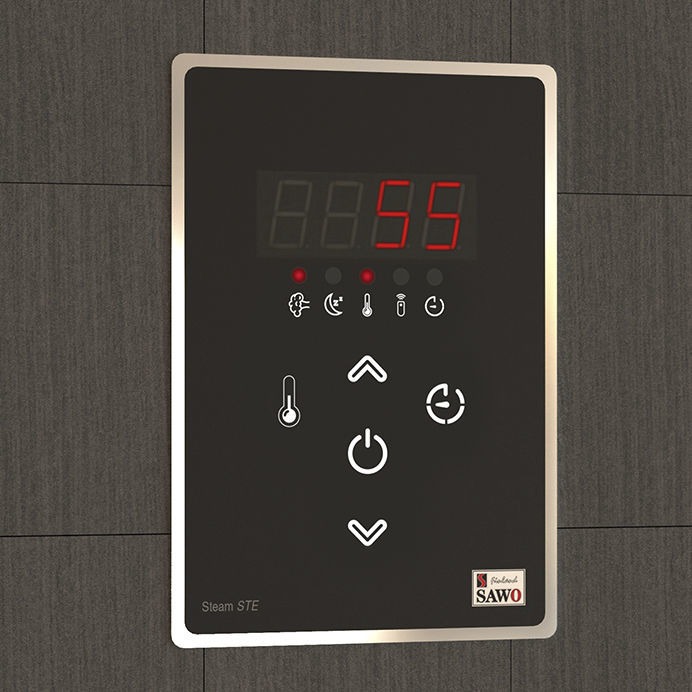 Steam bath control unit STE 2.0 Sawo temperature