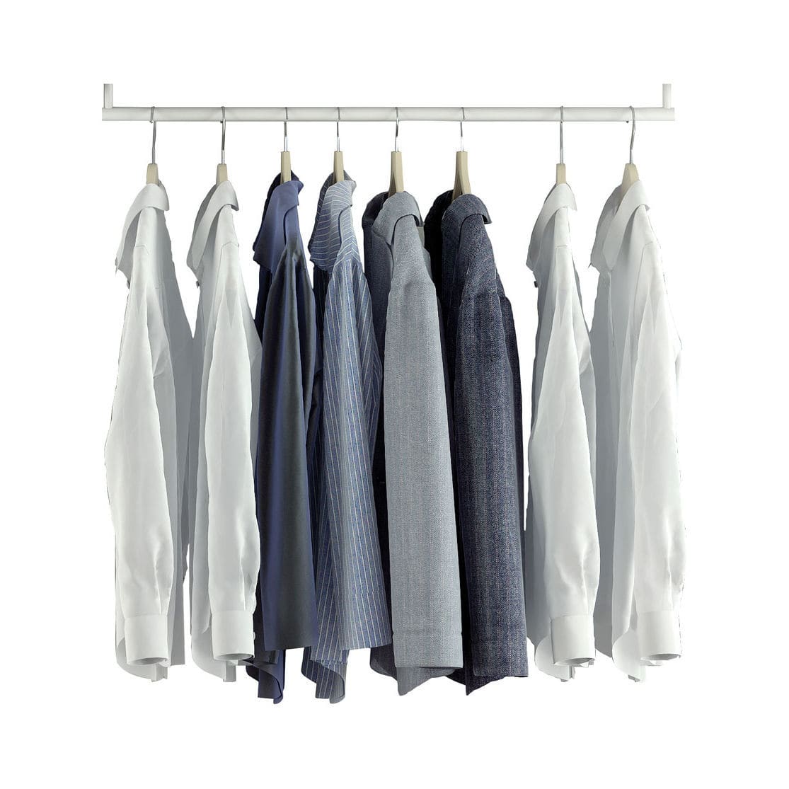 Wallmounted coat hanger rack OLUT